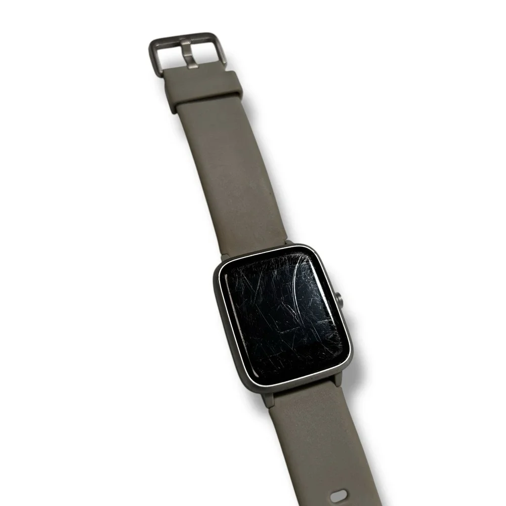 Fitpolo Smart Watch Unisex Gray + Gray Silicone Band - No Charger‎